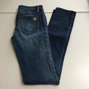 Tory Burch Super Skinny Jeans Women's Size 28 Medium Wash